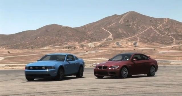 2011 Ford Mustang GT vs 2011 BMW M3 Coupe video