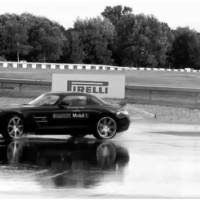 Mercedes SLS AMG drifting video