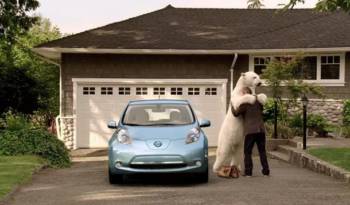 Video: Nissan LEAF Polar Bear commercial