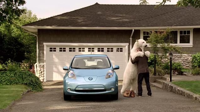 Video: Nissan LEAF Polar Bear commercial