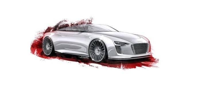 Audi e-tron Spyder sketches