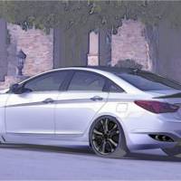 2011 Hyundai Sonata Turbo at SEMA 2010