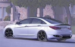 2011 Hyundai Sonata Turbo at SEMA 2010