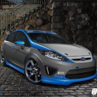 Custom Ford Fiestas for SEMA 2010