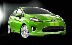 Custom Ford Fiestas for SEMA 2010