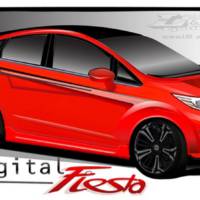 Custom Ford Fiestas for SEMA 2010