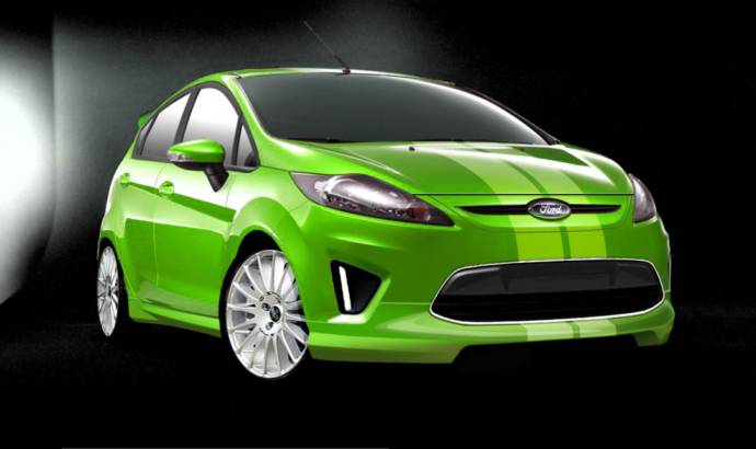 Custom Ford Fiestas for SEMA 2010