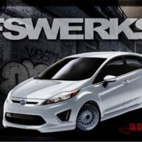 Custom Ford Fiestas for SEMA 2010