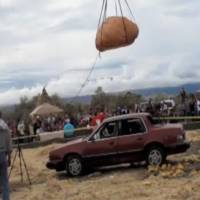 Video: 1169 lbs pumpkin vs Pontiac