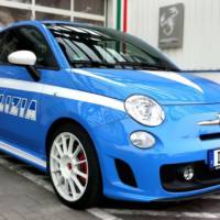 Fiat 500 Abarth Police livery