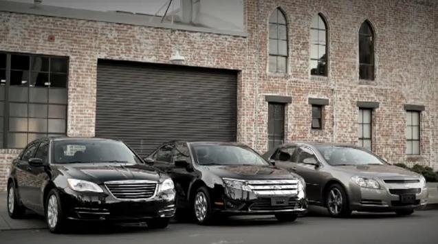 2011 Chrysler 200 compared with Chevy Malibu and Ford Fusion