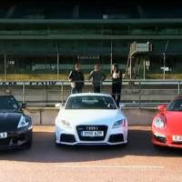 Audi TT RS vs Porsche Boxter S vs Nissan 370Z video
