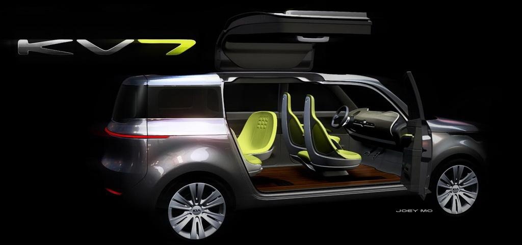 Kia KV7 Concept debut