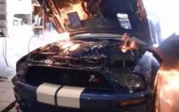 Video: Shelby GT500 Engine detonation