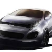 2011 Kia Rio sketches