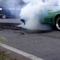 Video: Corvette fails in Burnout Contest