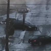 Video: Numerous Crashes on Icy Road