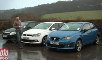 Video: VW Polo GTI vs Skoda Fabia vRS vs Seat Ibiza Cupra