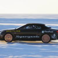 Bentley Supersports Convertible World Speed Record on Ice