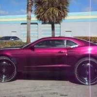 Video: Chevy Camaro on 30 inch wheels