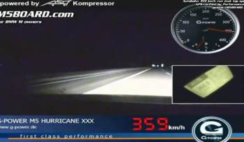 Video: G Power Hurricane RS BMW M5 Touring hits 359 kmph