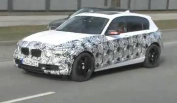 2012 BMW 1 Series 5 door spied