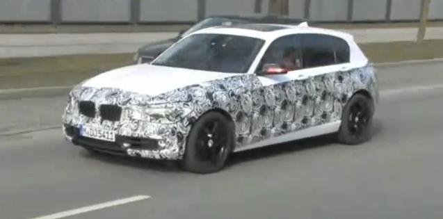 2012 BMW 1 Series 5 door spied