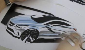 2012 Mercedes A Class sketch
