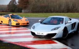 McLaren F1 vs McLaren MP4 12C video