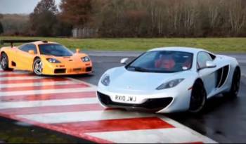 McLaren F1 vs McLaren MP4 12C video