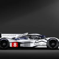 Peugeot 908 HYbrid4 LMP1 Racecar