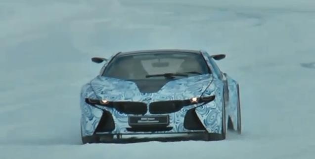 Video: BMW i8 Hybrid Sports Car spied