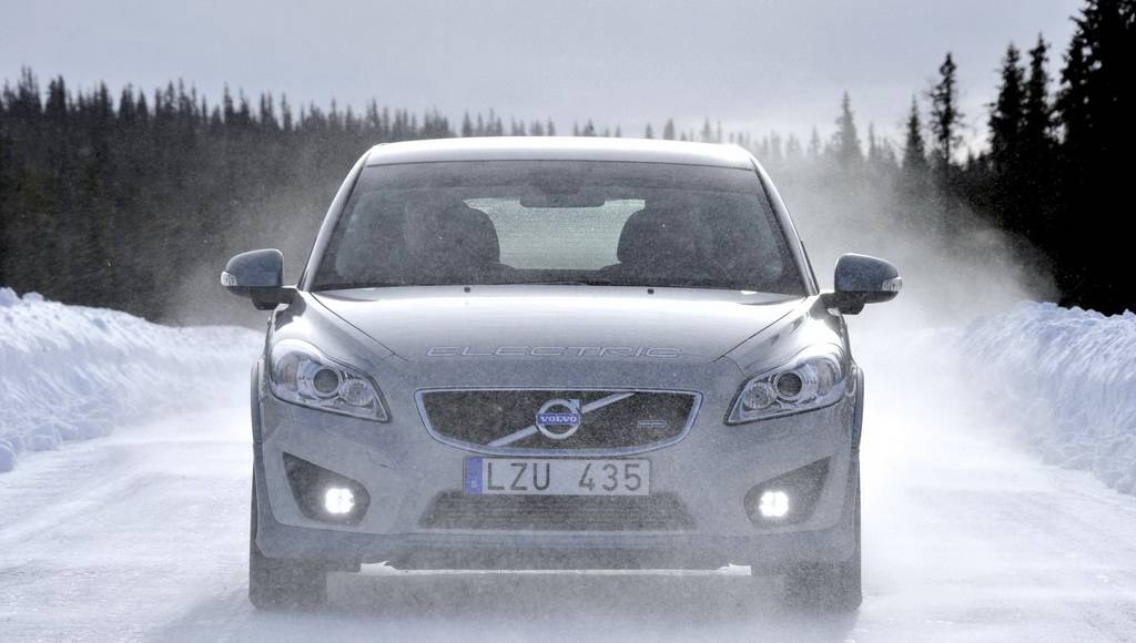 Volvo C30 Electric Tested in Winter Conditions