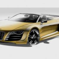 2012 Audi R8 GT Spyder drawings