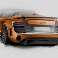 2012 Audi R8 GT Spyder drawings