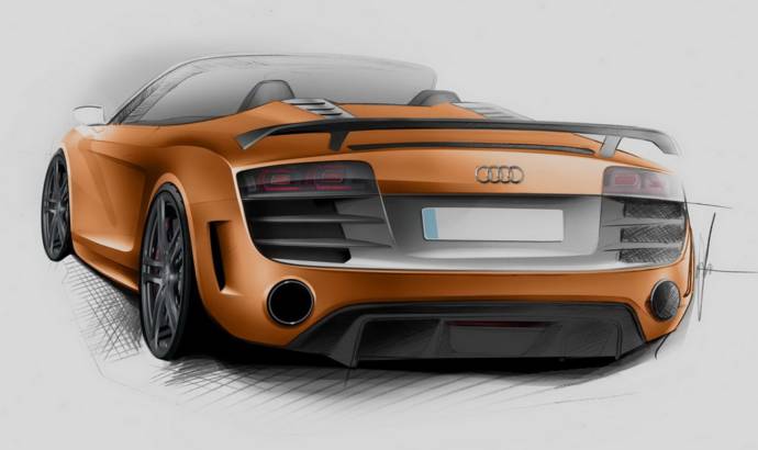 2012 Audi R8 GT Spyder drawings