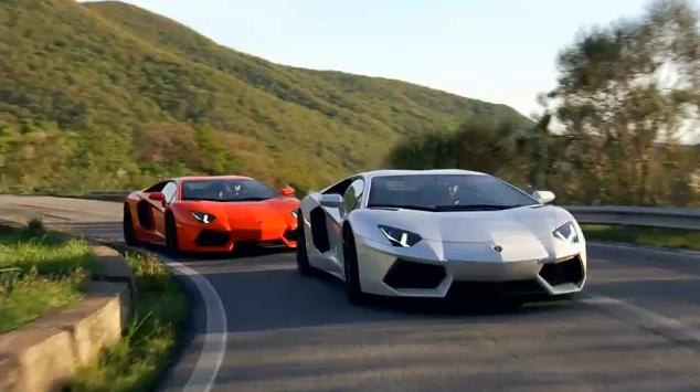 Lamborghini Aventador promo videos