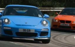 Video: 2010 Porsche 911 GT3 vs 2011 BMW M3 GTS