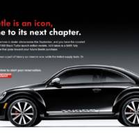 VW Beetle Black Turbo Launch Edition