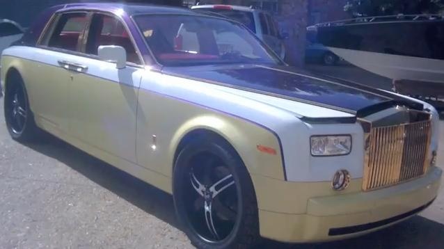 Video: Rolls Royce Phantom gets rainbow exterior and interior
