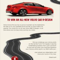 Volvo UK Offering an S60 R Design Through Facebook Giveaway.