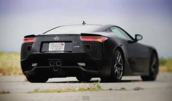 Drifting Video: 2012 Lexus LFA