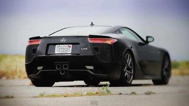 Drifting Video: 2012 Lexus LFA