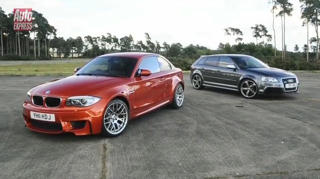 Video: BMW 1 Series M Coupe vs Audi RS3 Sportback