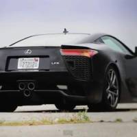 Drifting Video: 2012 Lexus LFA