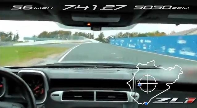 Video: 2012 Chevrolet Camaro ZL1 Nurburgring Lap Time