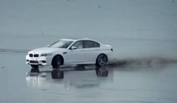 2012 BMW M5 Beach Drifting Video