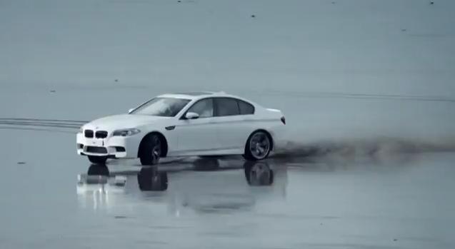 2012 BMW M5 Beach Drifting Video