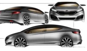 2013 Kia Forte Sketched