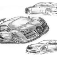 Fab Design Bugatti Veyron Sketch